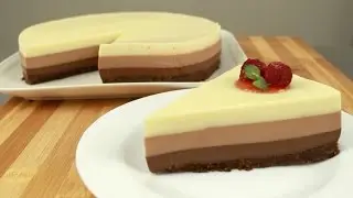 Tarta tres chocolates