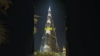 Ticket Price Of Burj Khalifa In Dubai 💰 #shorts