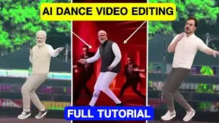 Rahul Gandhi Dance Video Kaise Banaye | Modi ji dance video kaise banaye | Face swap ai | Viggle ai