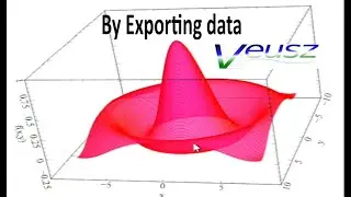 3D surface plots by exporting data in Veusz
