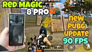 Red Magic 8 Pro Pubg Test in new update | 90 fps with fps meter | Abdalians