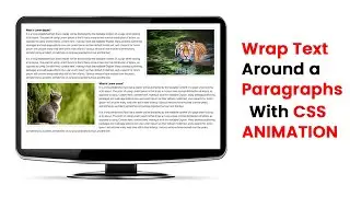 Flowing Text Around An Image | Wrap Text Around an Image | Float Image Text Wrapping Using HTML CSS