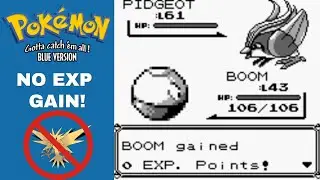 How I Beat Pokemon Blue WITHOUT EXP