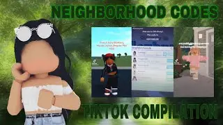 FREE neighborhood codes for BLOXBURG !! | tiktok compilation | roblox