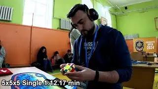 1:12.17 min - 5x5x5 - Single Official Solve - Chernivtsi Open 2024