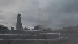 Дневной (дымный) салют на набережной