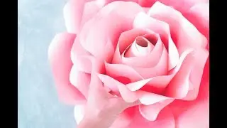 How to Make Giant Paper Roses- Rose Tutorial & Templates
