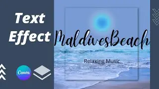 How to create typography art effect with canva | canva tutorial 63