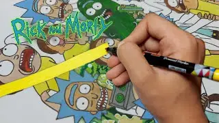 I created Rick and Morty doodle, ended up with DELICIOUS result!