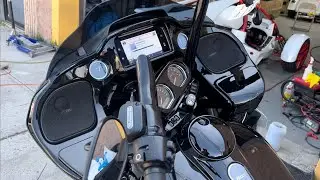 Harley Davidson Road glide wiring rescue and audio upgrade.