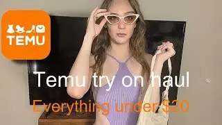 Temu try on haul everything under $20
