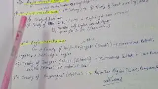 Anglo Mysore and Anglo Maratha War || Modern History  || Part-2