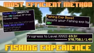 Most Efficient Method to get Fishing XP! (Hypixel Skyblock)
