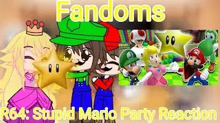 Fandoms react to R64: Stupid Mario Party! Daily December of SMG4 Episode 19! 