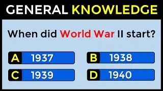 How Good Is Your General Knowledge? Take This 30-question Quiz To Find Out! #challenge 52