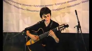 Выступление Наталии Дудкиной на сцене 