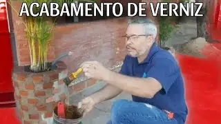 COMO FAZER ACABAMENTO DE VERNIZ NA PAREDE DE TIJOLO Muito fácil