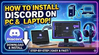 how to install discord in pc and laptops