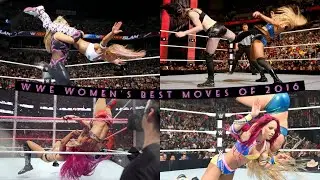 WWE Women's best moves of 2016 😱