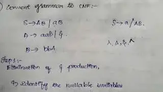 Convert grammar to CNF