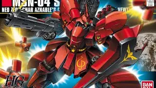 Snap Together Saturday: HGUC Sazabi (part 3)