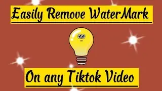 Remove WaterMark easily from any video on TikTok #viral #tiktok