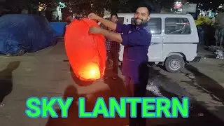 MINI HOT AIR BALLOON ! SKY LANTERN ! HOW TO FLY SKY HOT BALLOON HAPPY DIWALI 💥