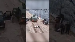 Polish border forces vs migrants