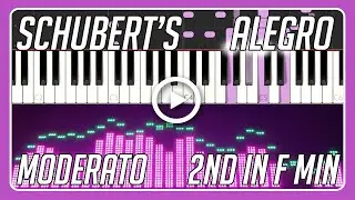F. Schubert's Alegro Moderato 2nd Edition in F Minor