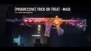 PUBG: Battlegrounds - Upgrading Trick-Or-Treat M416 Upgrade To Level 8