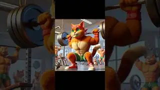 Tiny Cat Wins Dog Wrestling Match (Animated) #shorts #cat #story