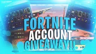 Fortnite epic account giveaway!