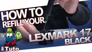 Lexmark 17 Black Cartridge : How To Refill The Cartridge