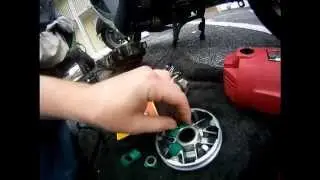 Installation of Sliders in Scooter CVT