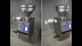 1583-4: Handtmann vacuum filling machine with linking and case holding device