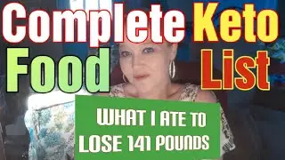 Completely KETO FOOD List, What can you eat on KETO, What can you drink on KETO