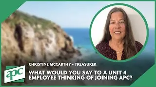 Christine McCarthy Answers Why Join APC