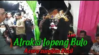 Topeng Buto Atraksi di Acara sunatan