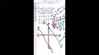 How to solve a system of linear inequalities (example 2)