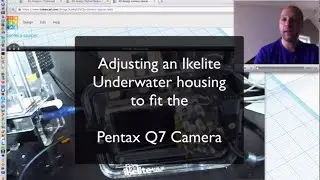 Pentax Q7 with modified Ikelite Underwater Housing
