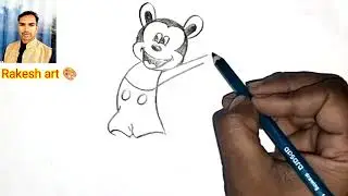 how to draw Mickey mouse 🐭🐭🐭🐁