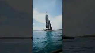 Testing out the new T-foils 🥵 #sailgp