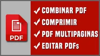 Como Uno Varias Paginas de un PDF en uno solo | Comprimir | Editar | Firmar | Convertir
