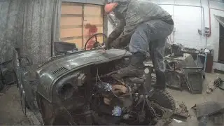 UAZ 469 body repair, grandfather restoration.