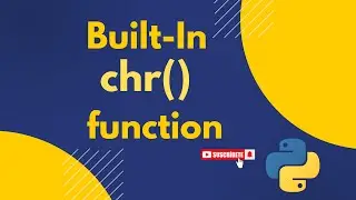 (RK) chr() Built-in function in python