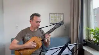 Sarabande for Baroque guitar by Robert de Visèe