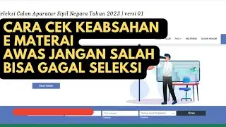 cara cek keabsahan e materai || Jangan salah beli bisa gagal seleksi