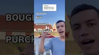 Bedanya 'BUY, BOUGHT, PURCHASE' (semuanya BELI) #bahasainggris #belajarbahasainggris