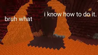 how to Put water on nether! I know a way