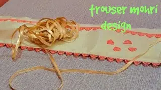kurti sleeve / trouser mohri का बहुत ही खूबसूरत और अलग डिजाइन##beautiful trouser mohri design